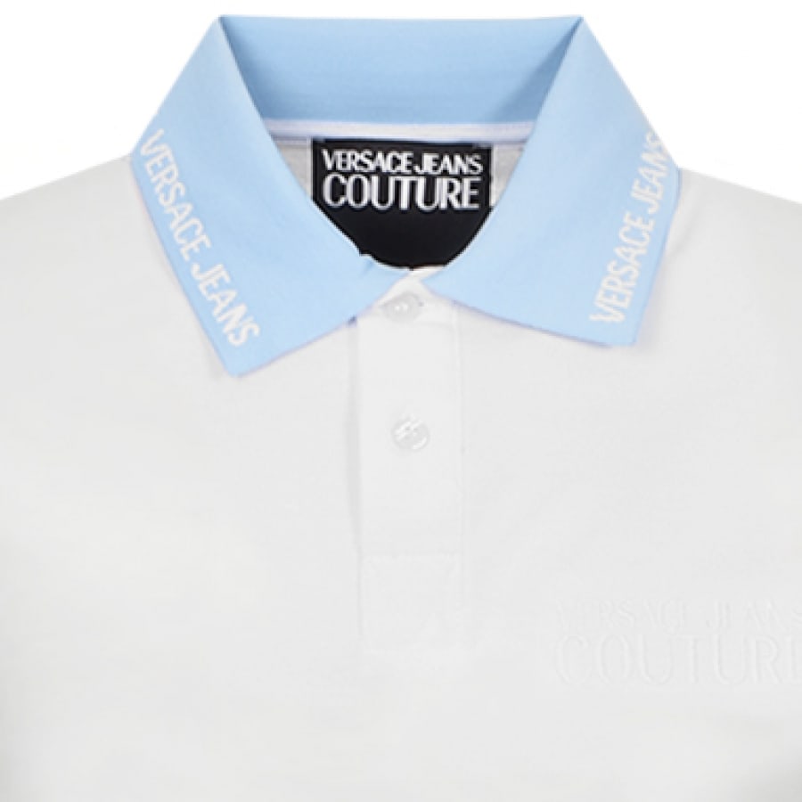 Alternative Image for ProductVersace Jeans Couture Polo T Shirt White3